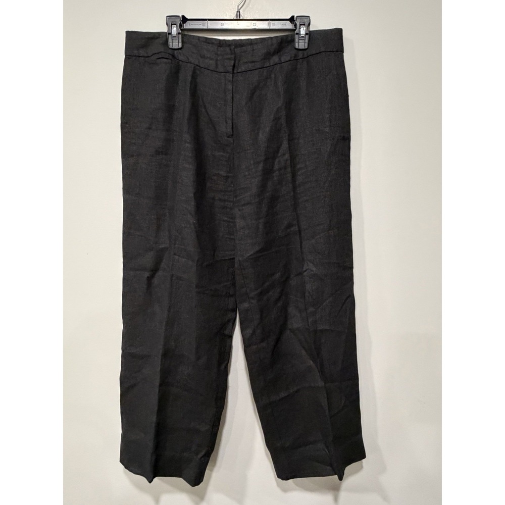 Eileen Fisher Pre-Owned Woman's L Dress Pants Black
